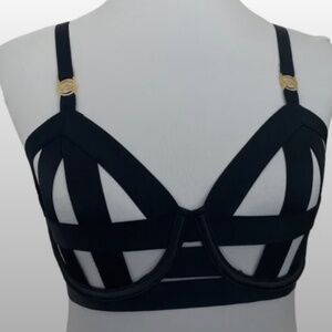 Victoria Secret black strappy bra